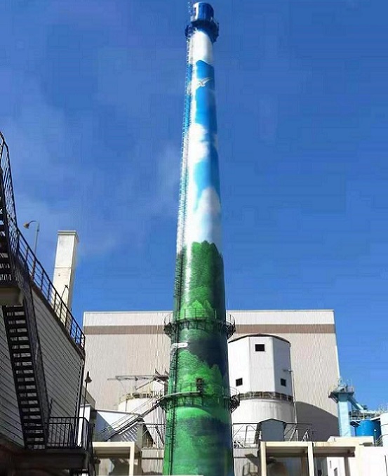 煙囪美化彩繪:藝術(shù)與功能的完美融合,打造工業(yè)景觀新風貌